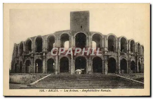 Cartes postales Arles Les Arenes Amphitheatre Romain