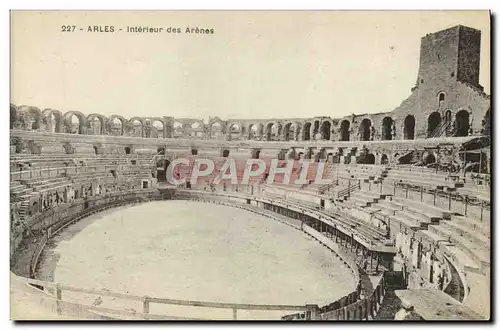 Ansichtskarte AK Arles Interieur Des Arenes