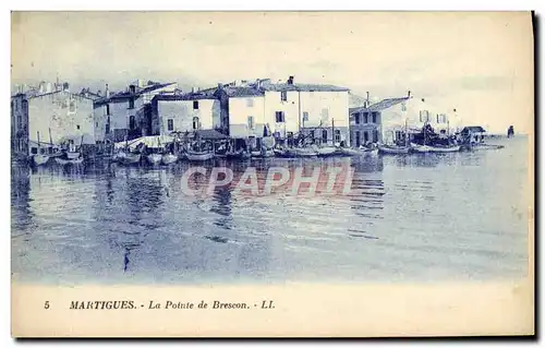 Cartes postales Martigues La Pointe de Brescon Bateaux