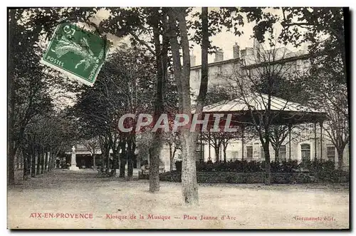 Cartes postales Aix en Provence Kiosque de la musique Place Jeanne d&#39Arc