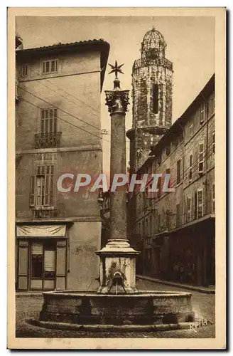 Ansichtskarte AK Aix en Provence Fontaine des Augustins