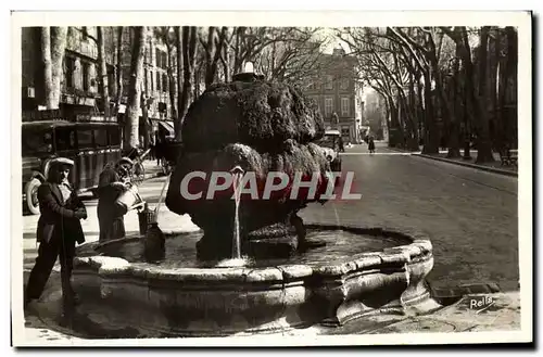 Cartes postales moderne Aix en Provence Cours Mirabeau