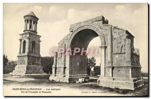 Ansichtskarte AK St Remy de Provence Les Antiques Arc de Triomphe et Mausolee