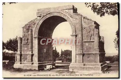 Cartes postales St Remy de Provence Les Antiques Arc de Triomphe