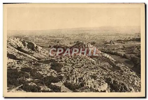 Cartes postales St Remy de Provence Le plateau des Antiquites vu des Alpilles