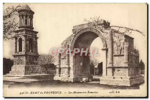 Ansichtskarte AK Saint Remy de Provence Les Monuments Romains