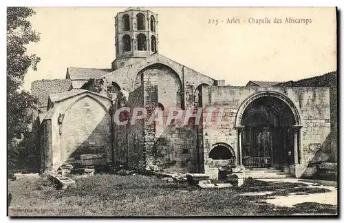 Ansichtskarte AK Arles Chapelle Des Aliscamps