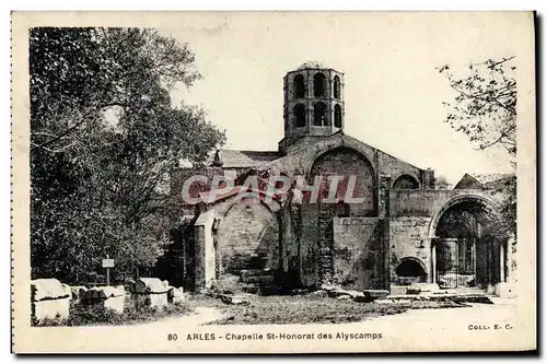 Ansichtskarte AK Arles Chapelle St Honorat des Alyscamps