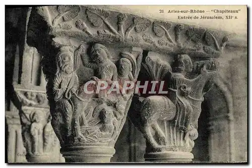 Cartes postales Arles Sur Rhone Chapiteaux Entree de Jerusalem