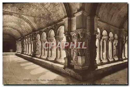 Cartes postales Arles Le Cloitre Saint Trophime