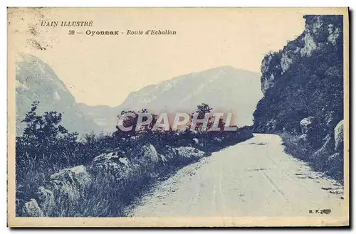 Cartes postales Oyonnax Route d'Echallon