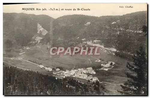 Cartes postales Mijoux et Route de St Claude