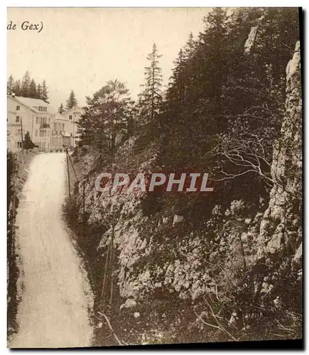 Ansichtskarte AK Arrivee au col de la Faucille Cote de Gex