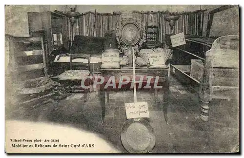 Cartes postales Ars Mobilier et reliques de Saint Cure d'Ars