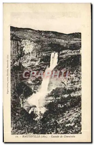 Cartes postales Hauteville Cascade de Charabotte