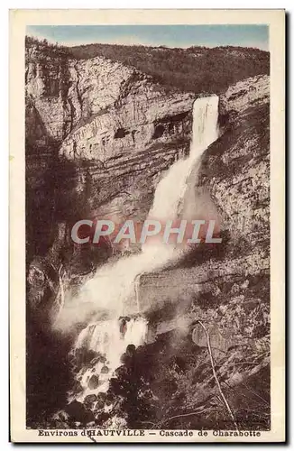 Cartes postales Environs d&#39Hauteville Cascade de Charabotte