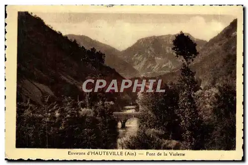 Cartes postales Environs d'Hauteville Pont de la Violette