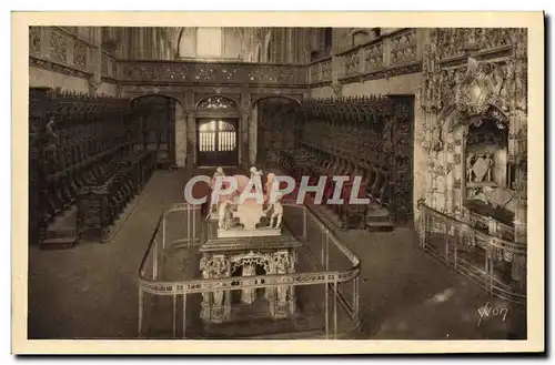 Cartes postales Bourg Eglise De Brou Le choeur et le mausolee de Philibert le Beau