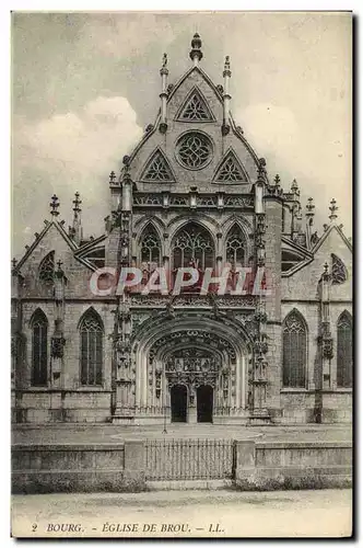 Cartes postales Bourg Eglise De Brou