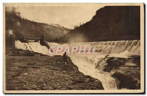 Ansichtskarte AK Bellegarde Perte du Rhone Les Barrages