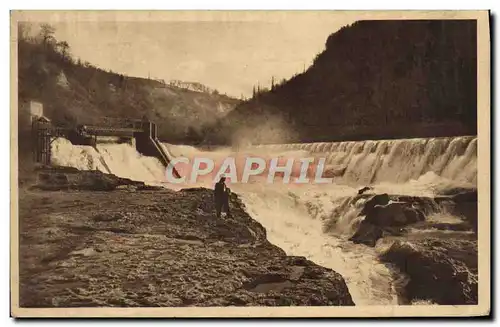 Cartes postales Bellegarde Perte du Rhone Les Barrages