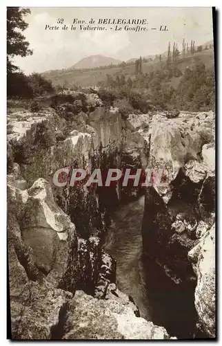 Cartes postales Bellegarde Perte de la Valserine Le Gouffre