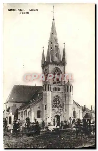 Cartes postales Sissonne L&#39Eglise