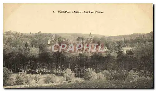 Cartes postales Longpont Vue a vol d&#39oiseau