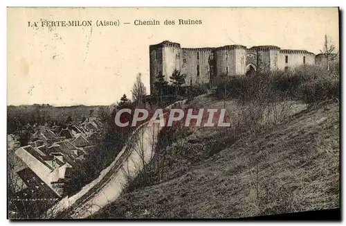 Ansichtskarte AK La Ferte Milon Chemin des Ruines