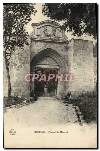 Ansichtskarte AK Soissons Porte de St Medard