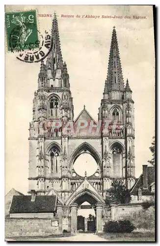 Cartes postales Soissons Ruines de l&#39Abbaye Saint Jean des Vignes