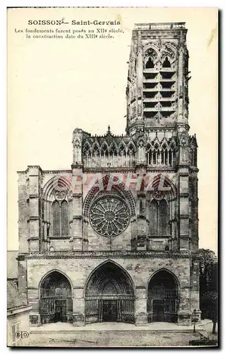 Cartes postales Soissons Saint Gervais