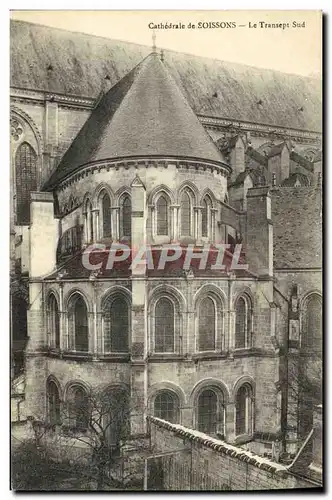 Cartes postales Cathedrale de Soissons Le Transept Sud