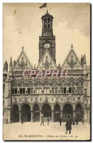 Cartes postales St Quentin Hotel de Ville