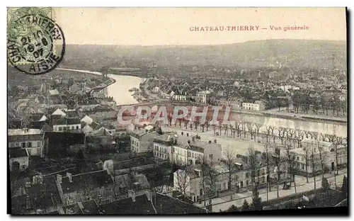 Cartes postales Ch�teau Thierry Vue generale