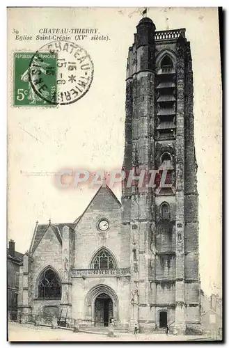 Ansichtskarte AK Ch�teau Thierry Eglise Saint Crepin