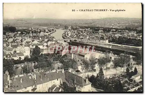 Cartes postales Ch�teau Thierry Vue generale