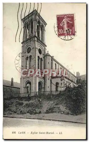 Cartes postales Laon Eglise Saint Marcel