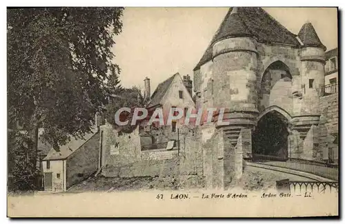 Cartes postales Laon La Porte d&#39Ardon