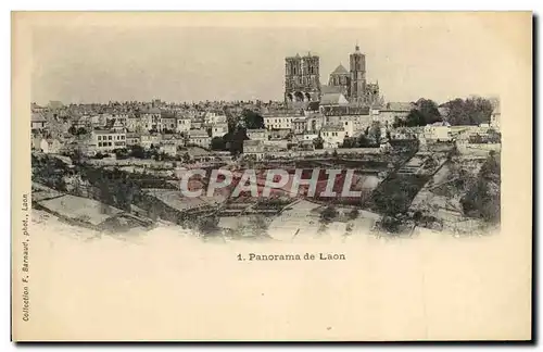 Cartes postales Panorama de Laon