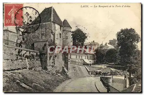 Cartes postales Laon Les Remparts et la Porte d&#39Ardon