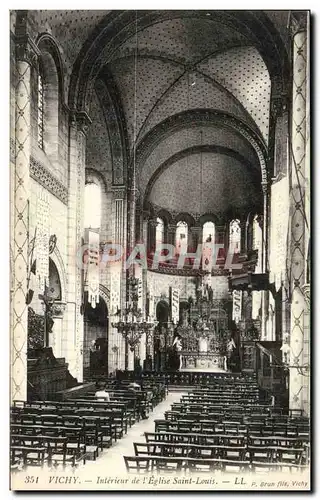 Ansichtskarte AK Vichy Interieur de l&#39Eglise Saint Louis