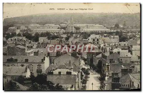 Ansichtskarte AK Vichy Vue sur l&#39Hopital Civil