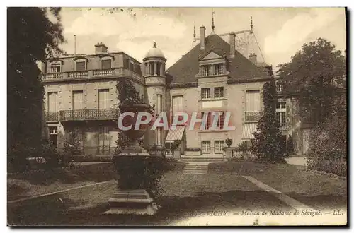 Cartes postales Vichy Maison de Madame de Sevigne