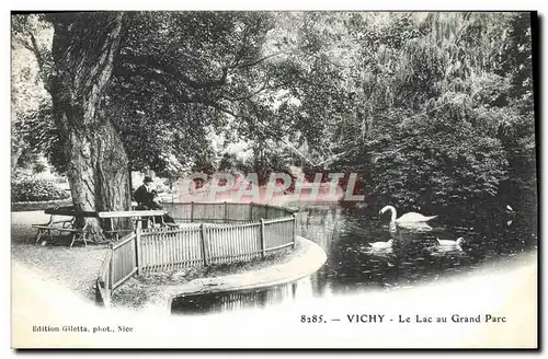 Cartes postales Vichy Le Lac au Grand Parc Cygnes