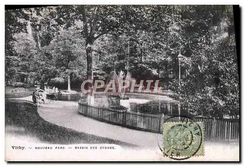 Cartes postales Vichy Nouveau Parc Bassin des Cygnes