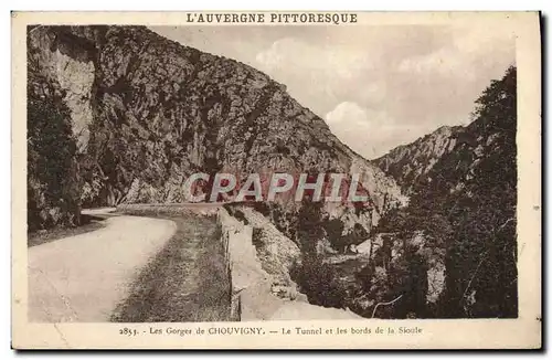 Cartes postales Les Gorges de Chouvigny Le Tunnel et les bords de la Sioule
