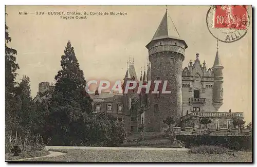 Cartes postales Busset Chateau du Comte de Bouurbon Facade Ouest