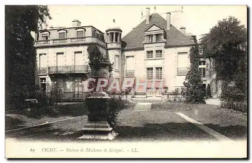 Cartes postales Vichy Maison de Madame de Sevigne