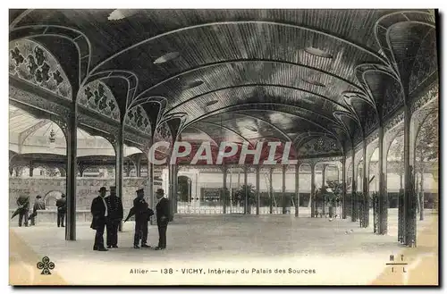 Cartes postales Vichy Interieur du Palais des Sources